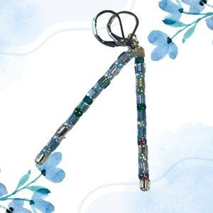 🍒 Dangle Hand Crafted Earrings STERLING SILVER HOOKS 🐥